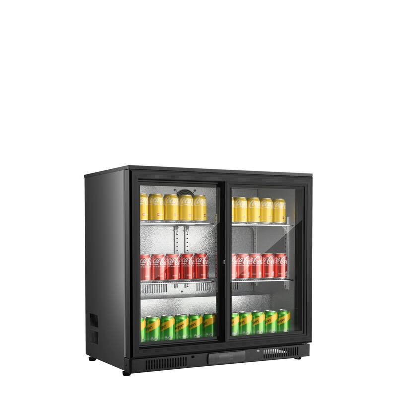 Barra trasera AB208 - FrigeluX | 208L, doble puerta de cristal