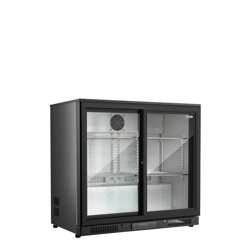 Barra trasera AB208 - FrigeluX | 208L, doble puerta de cristal