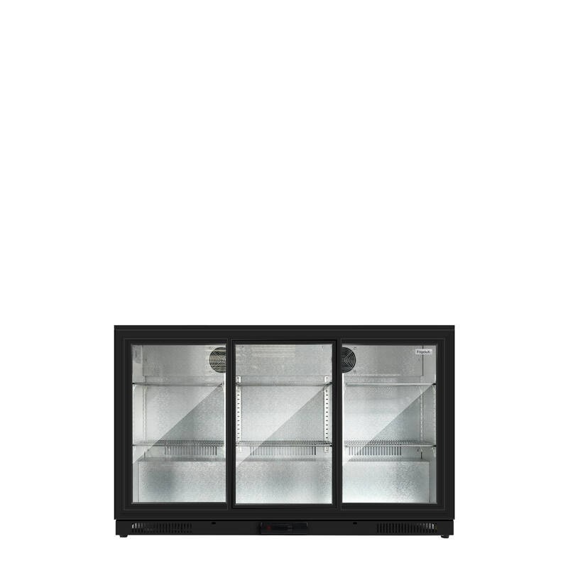 Barra trasera AB318 - 318L | 3 puertas de cristal | FrigeluX
