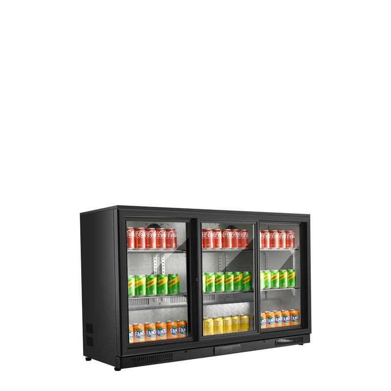 Barra trasera AB318 - 318L | 3 puertas de cristal | FrigeluX