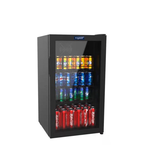 D95 - Armario refrigerado 87L | Puerta cristal y LED - FrigeluX